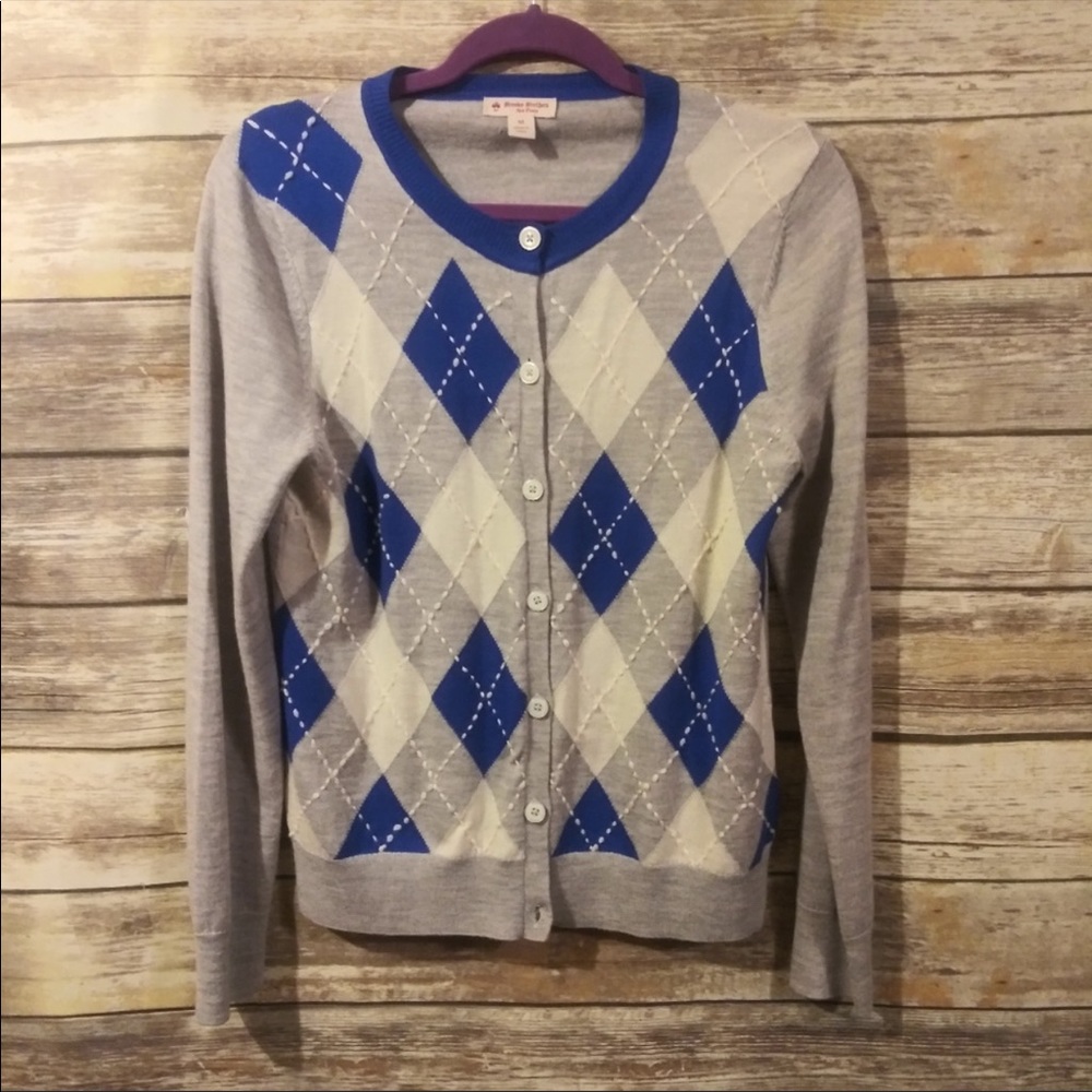 Brooks brothers  cardigan from red fleece.